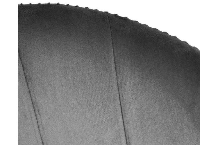 Кресло дизайнерское DOBRIN EDISON, серый велюр (1922-19)-8