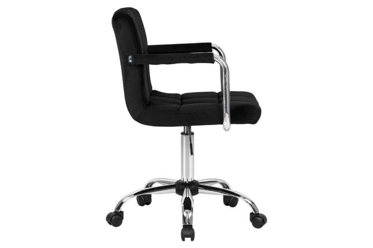 Офисное кресло для персонала DOBRIN TERRY, черный велюр (MJ9-101)-2