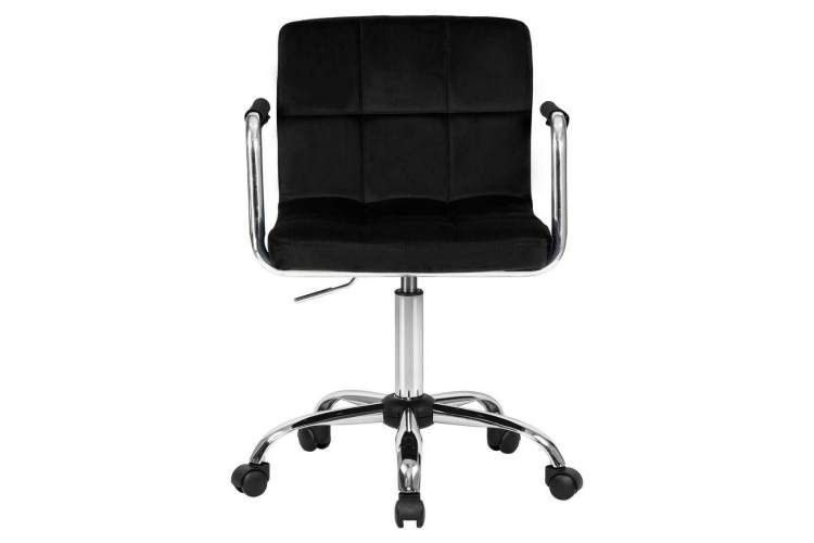 Офисное кресло для персонала DOBRIN TERRY, черный велюр (MJ9-101)-5