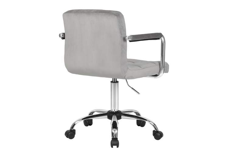 Набор 2 шт Офисное кресло для персонала DOBRIN TERRY, серый велюр (MJ9-75)-4