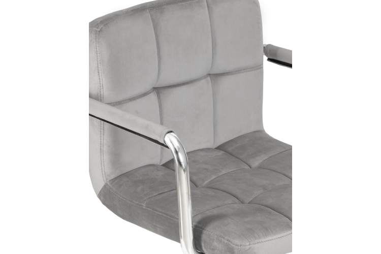 Набор 2 шт Офисное кресло для персонала DOBRIN TERRY, серый велюр (MJ9-75)-7