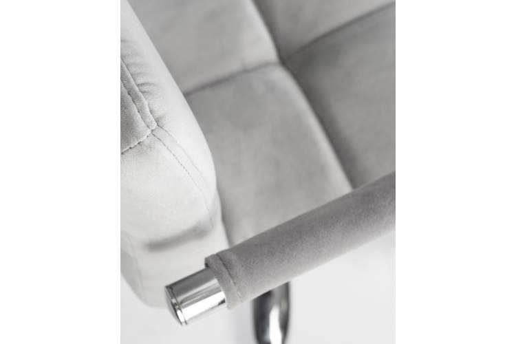 Набор 2 шт Офисное кресло для персонала DOBRIN TERRY, серый велюр (MJ9-75)-8