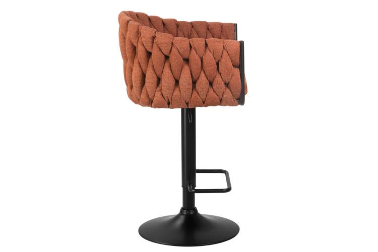 Набор 2 шт Стул барный DOBRIN LEON, оранжевая ткань (LAR 275-27)-3