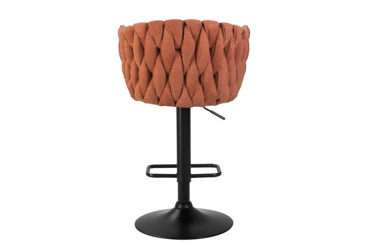 Набор 2 шт Стул барный DOBRIN LEON, оранжевая ткань (LAR 275-27)-5