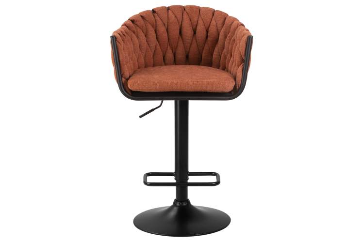 Набор 2 шт Стул барный DOBRIN LEON, оранжевая ткань (LAR 275-27)-6