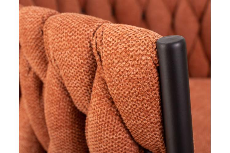 Набор 2 шт Стул барный DOBRIN LEON, оранжевая ткань (LAR 275-27)-9