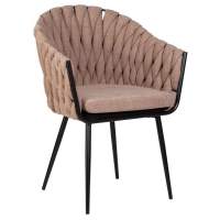 Стул кухонный Стул обеденный MATILDA, коричневая ткань (LAR 275-3) Стул кухонный Стул обеденный MATILDA, коричневая ткань (LAR 275-3)