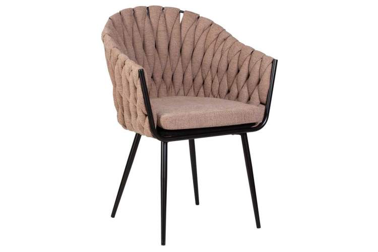 Стул обеденный DOBRIN MATILDA, коричневая ткань (LAR 275-3)