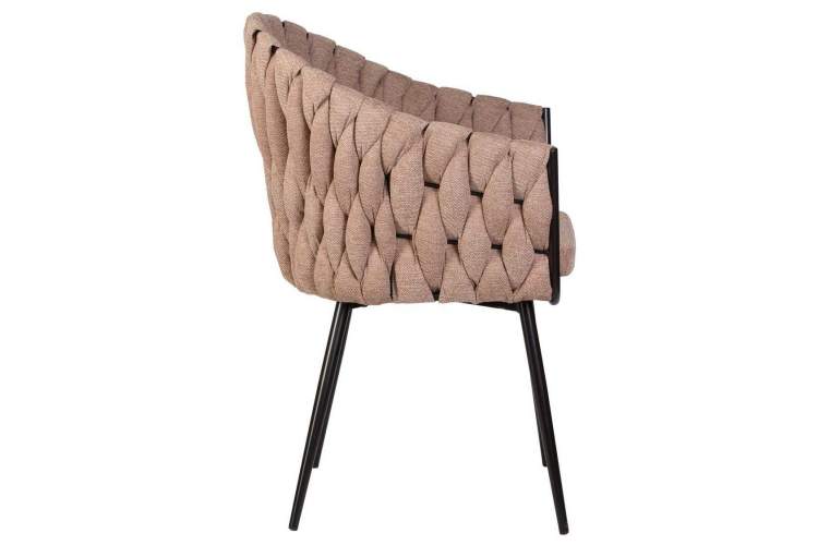 Стул обеденный DOBRIN MATILDA, коричневая ткань (LAR 275-3)-2