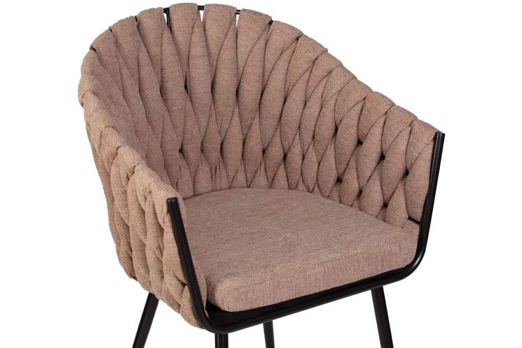 Набор 2 шт Стул обеденный DOBRIN MATILDA, коричневая ткань (LAR 275-3)-7