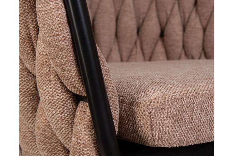 Набор 2 шт Стул обеденный DOBRIN MATILDA, коричневая ткань (LAR 275-3)-8