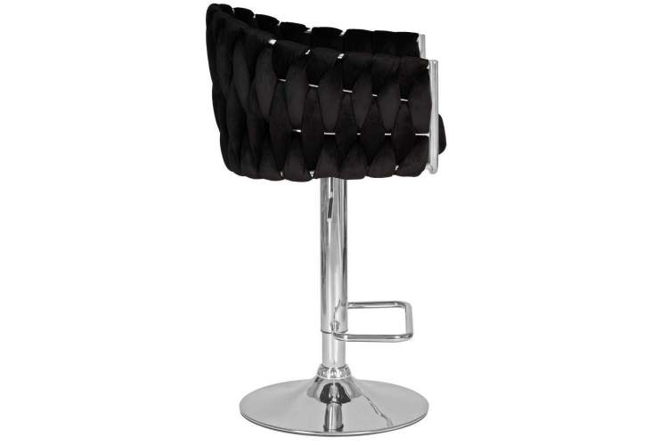 Стул барный DOBRIN MARCEL, черный велюр (MJ9-101)-2