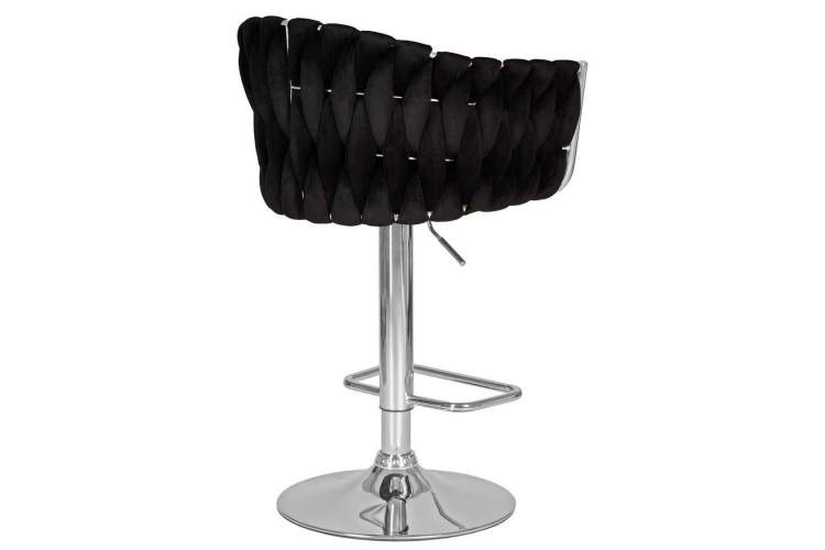 Стул барный DOBRIN MARCEL, черный велюр (MJ9-101)-3