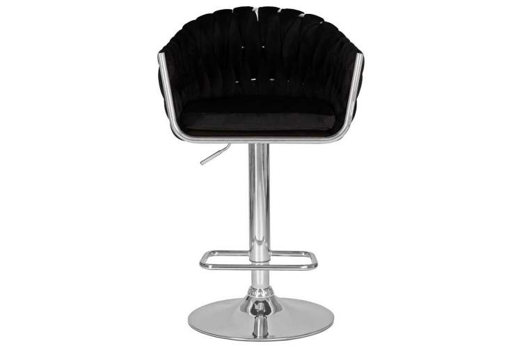 Стул барный DOBRIN MARCEL, черный велюр (MJ9-101)-5