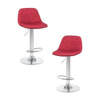 Набор 2 шт Стул барный DOBRIN DINA, бордовый
