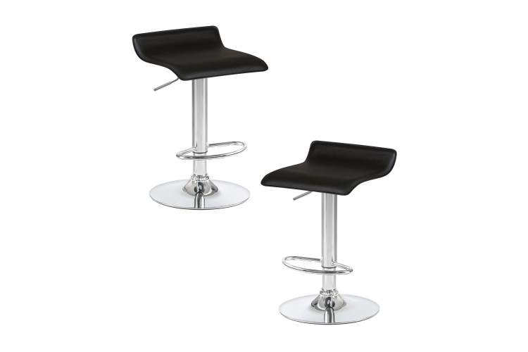 Набор 2 шт Стул барный DOBRIN TOMMY, чёрный