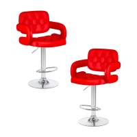 Набор 2 шт Стул барный DOBRIN TIESTO, красный