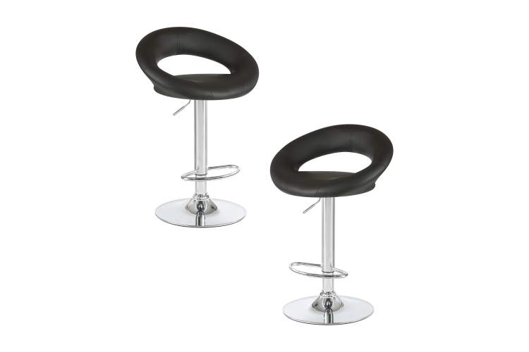 Набор 2 шт Стул барный DOBRIN MIRA, чёрный