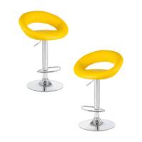 Набор 2 шт Стул барный DOBRIN MIRA, жёлтый