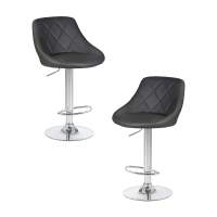 Набор 2 шт Стул барный DOBRIN LOGAN, серый