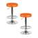 Набор 2 шт Табурет барный DOBRIN BRUNO, оранжевый