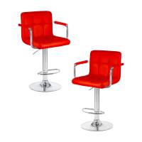 Набор 2 шт Стул барный DOBRIN KRUGER ARM, красный