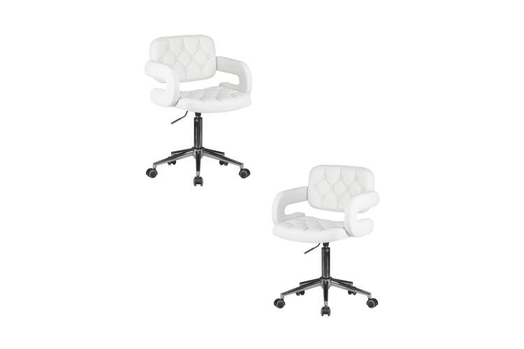 Набор 2 шт Офисное кресло для персонала DOBRIN LARRY, белый