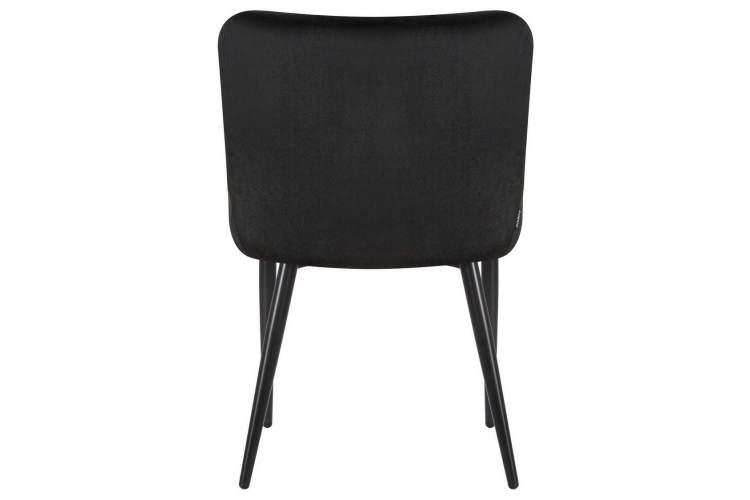 Стул обеденный DOBRIN RICHARD, черные матовые ножки, черный велюр (V108-77)-4