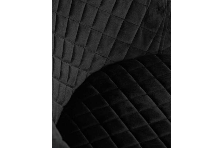 Стул обеденный DOBRIN RICHARD, черные матовые ножки, черный велюр (V108-77)-7