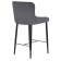 Набор 2 шт Стул полубарный DOBRIN CHRISTIAN'65, черные ножки, темно-серый велюр (V108-91)