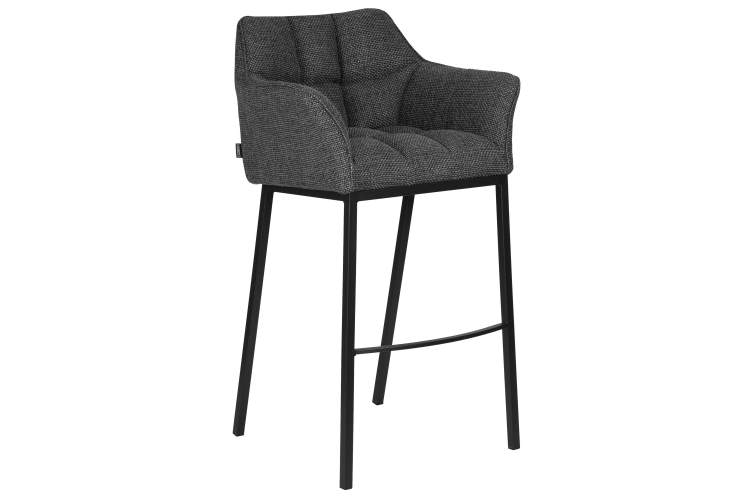 Набор 2 шт Стул барный DOBRIN LUCAS, серая ткань (F-22)-1