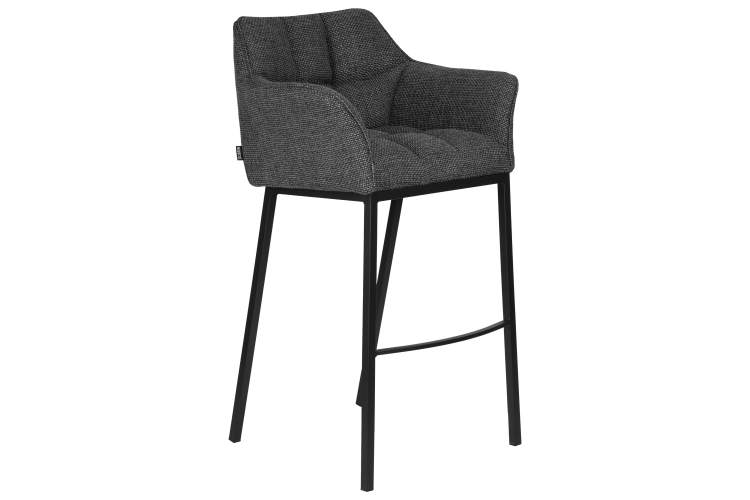 Набор 2 шт Стул барный DOBRIN LUCAS, серая ткань (F-22)-2