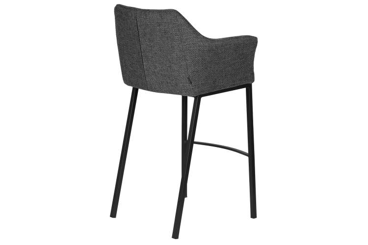 Набор 2 шт Стул барный DOBRIN LUCAS, серая ткань (F-22)-4