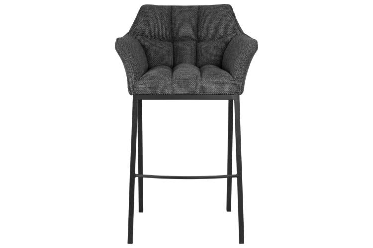 Набор 2 шт Стул барный DOBRIN LUCAS, серая ткань (F-22)-6