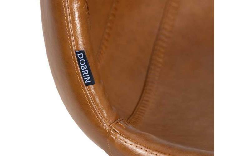 Стул барный DOBRIN ROME, коричневый винтажный PU (MS09)-6