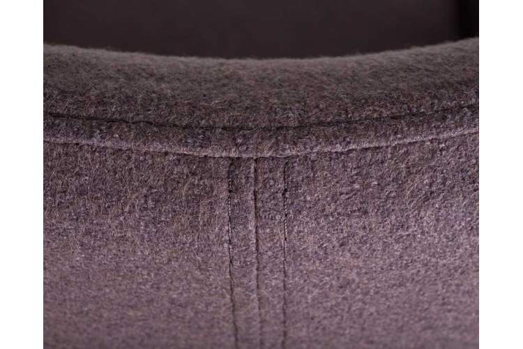 Кресло дизайнерское DOBRIN EGG, серая ткань AF7-11