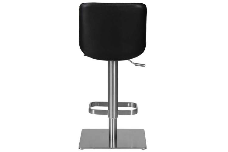 Стул барный DOBRIN ALDO, черный PU YP33-19, основание из нержавеющей стали-4