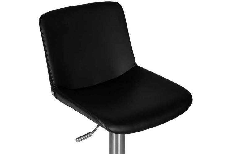 Стул барный DOBRIN ALDO, черный PU YP33-19, основание из нержавеющей стали-7