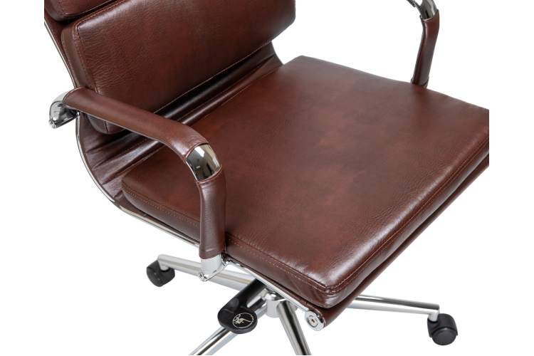 Набор 2 шт Офисное кресло для руководителей DOBRIN ARNOLD, коричневый-8