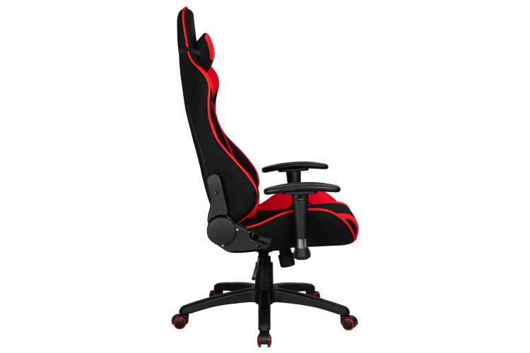 Кресло игровое DOBRIN DALLAS, черно-красная ткань-2