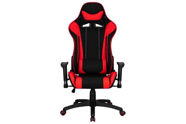 Кресло игровое DOBRIN DALLAS, черно-красная ткань-5