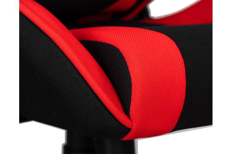 Кресло игровое DOBRIN DALLAS, черно-красная ткань-6