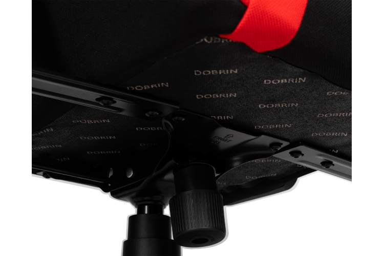 Кресло игровое DOBRIN DALLAS, черно-красная ткань-7