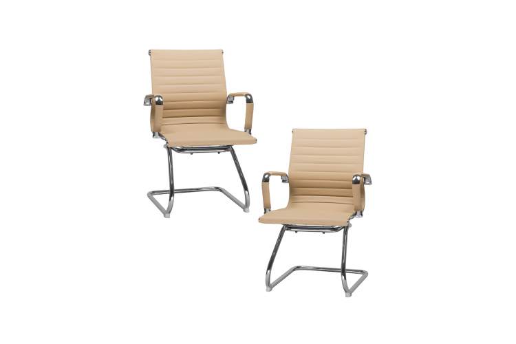 Набор 2 шт Офисное кресло для посетителей DOBRIN CODY, бежевый
