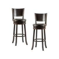 Набор 2 шт Стул барный DOBRIN TONY BAR, капучино, чёрный