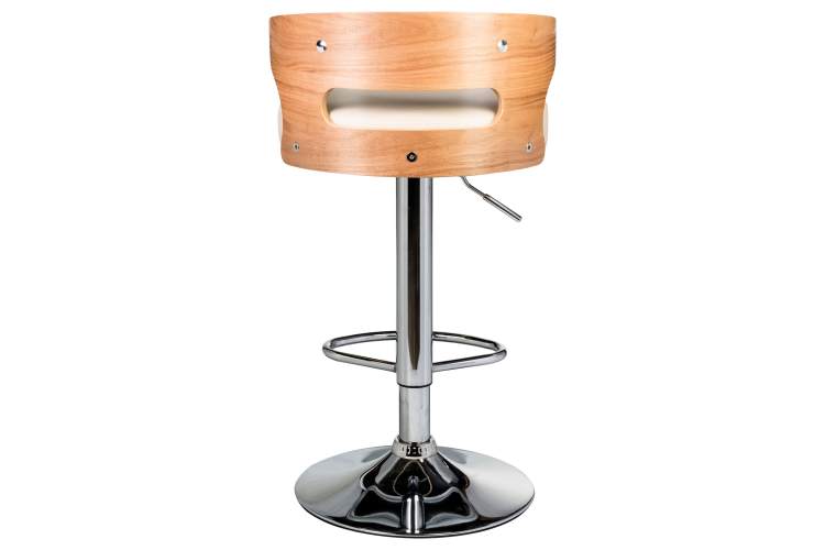 Набор 2 шт Стул барный DOBRIN FRED, натуральное дерево, кремовый-3