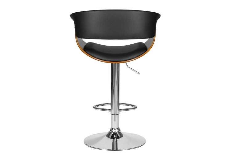 Стул барный DOBRIN OSTIN, цвет черный PU ABA 001-4