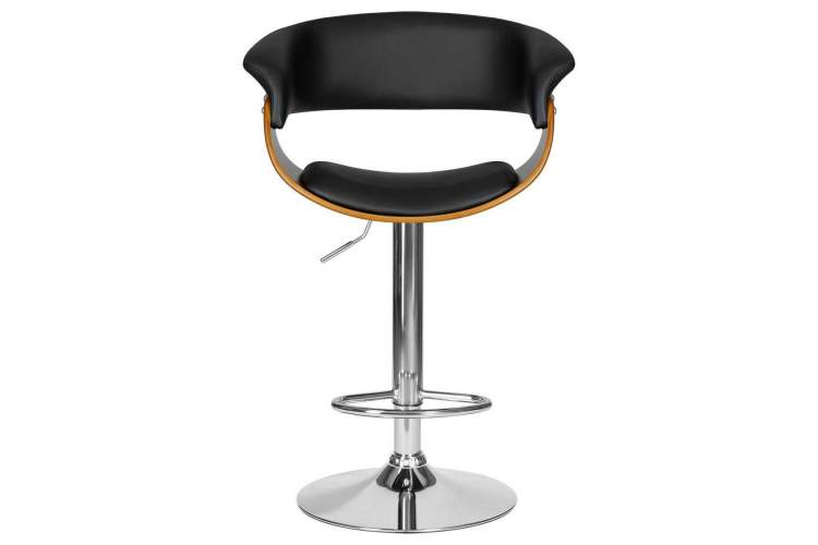 Стул барный DOBRIN OSTIN, цвет черный PU ABA 001-5