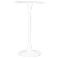 Стол барный MIA BAR, белая столешница, белое основание