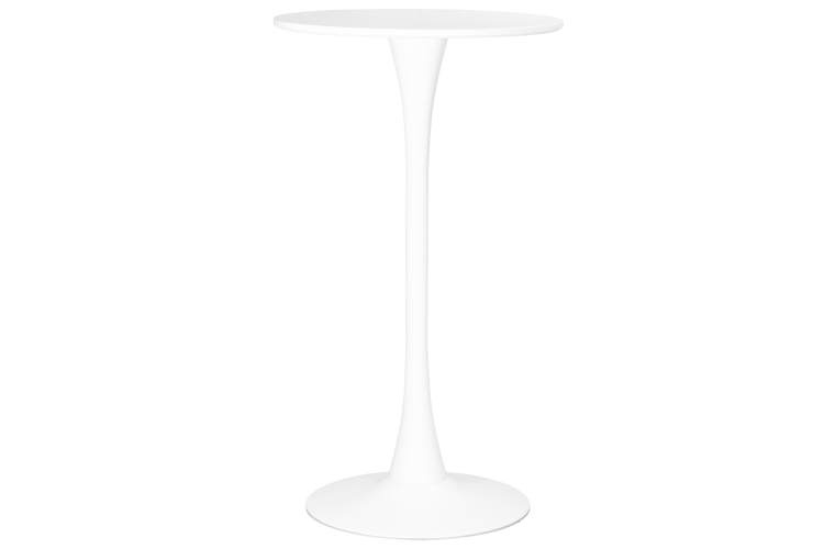 Стол барный MIA BAR, белая столешница, белое основание